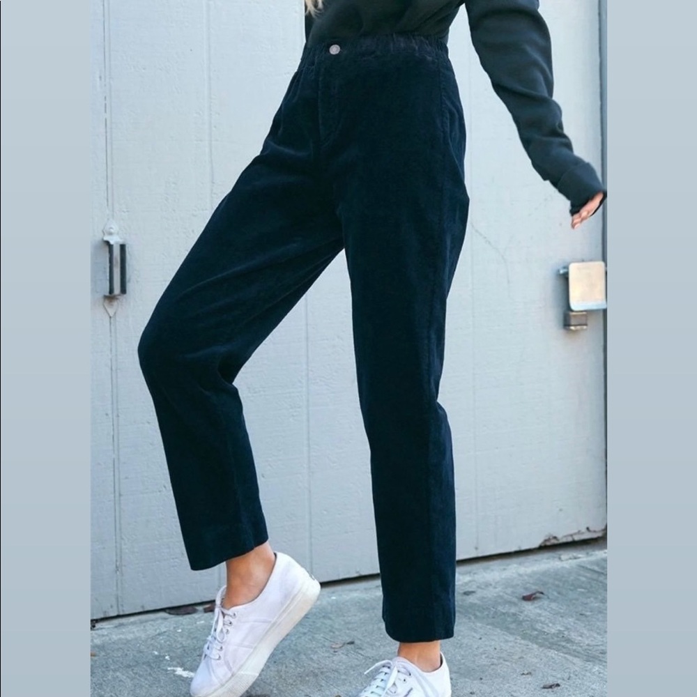 NEW Brandy Melville Navy Corduroy Pants!